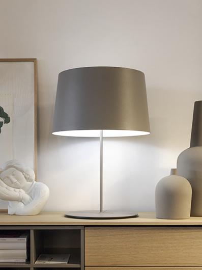 warm light table lamp