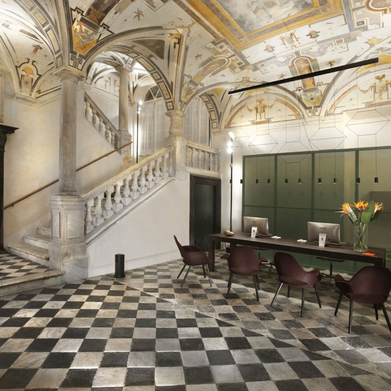 Palazzo Grillo, elegancia atemporal y belleza iluminadas por Vibia