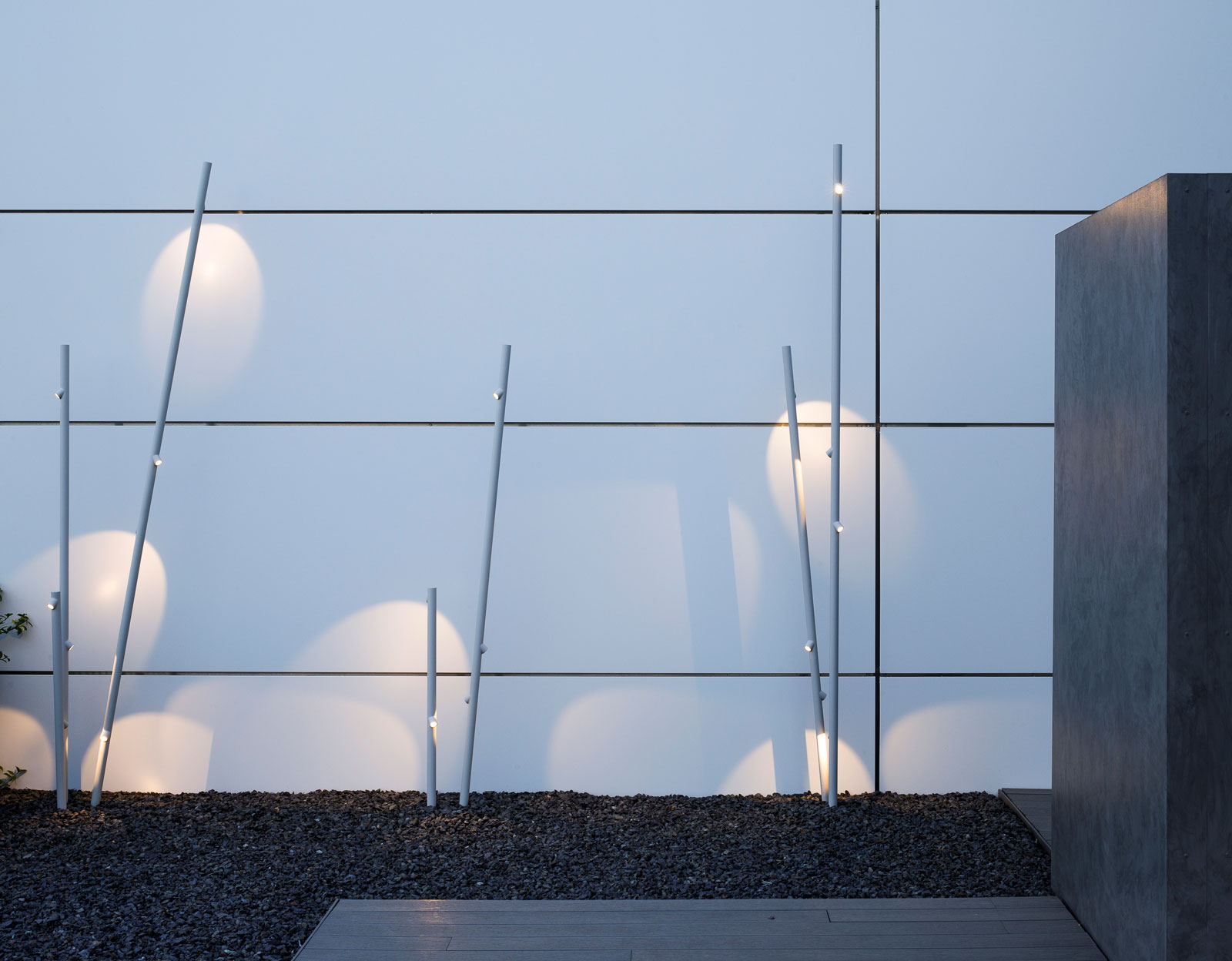 Vibia The Edit - Vibia Headquarters’ Terraces: Display of Outdoor Lighting Collections - Bamboo