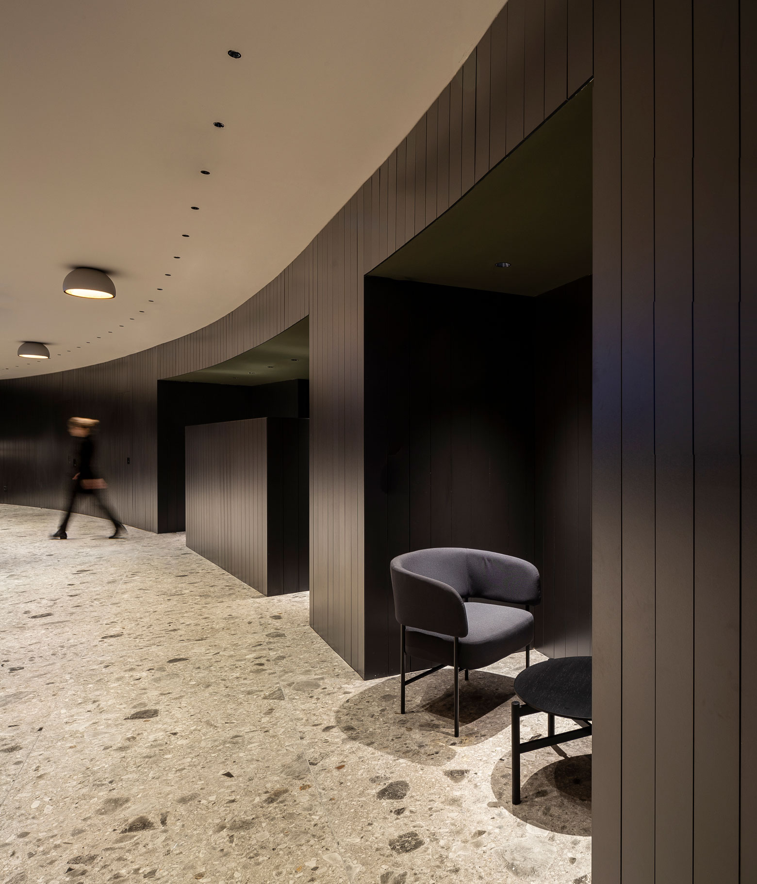 Vibia The Edit - Duo ceiling lamps brighten a financial centre in Barcelona