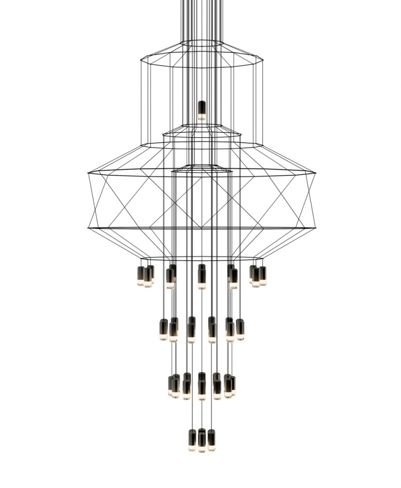 Vibia The Edit - Iconic Chandeliers - Wireflow Chandelier