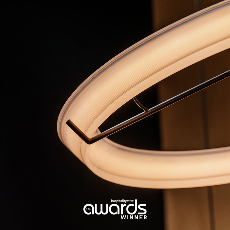 Vibia’s Halo Jewel Wins Hospitality Design Award for Best Lighting